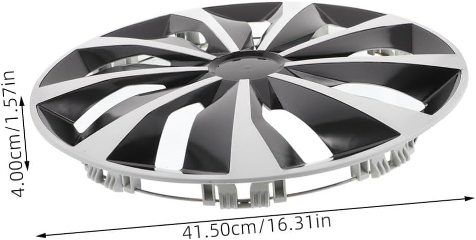 Happyyami Universal 15-Inch Car Wheel Hubcap Cover Set Plastic Decorative Tire Covers for Vehicles Sturdy Steel Rim Protection for Cars and Suvs