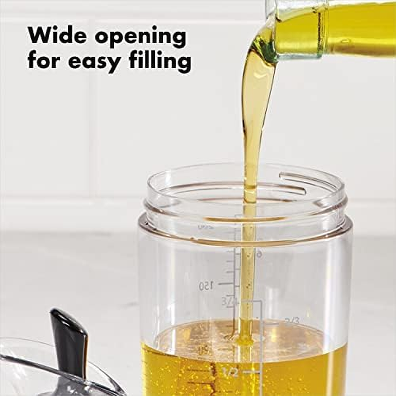 OXO Good Grips Salad Dressing Shaker, 355Ml, Clear/Black - Black image number 6