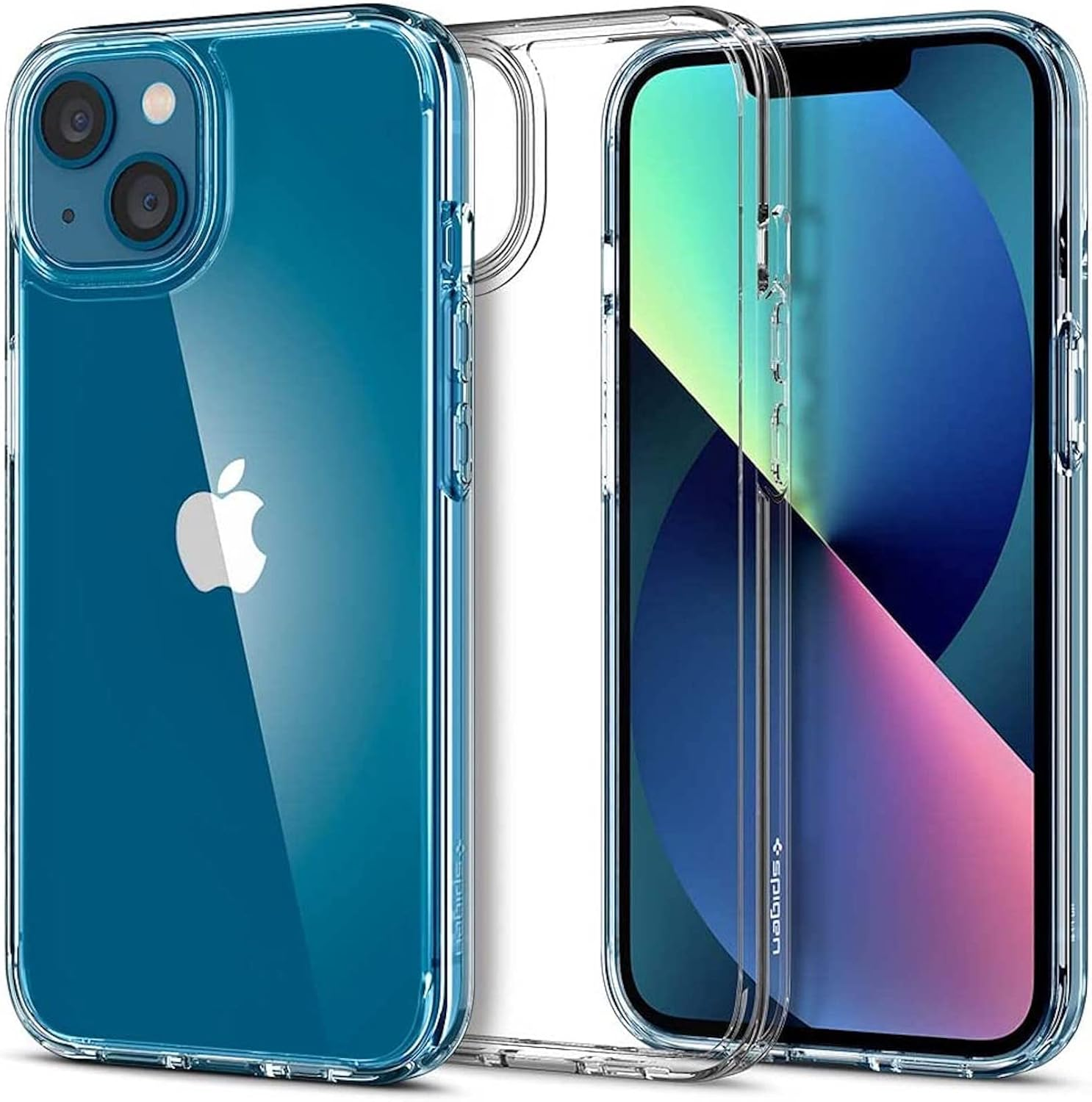 Slim Transparent Clear Bumper Back Gel Phone Case Cover for Apple Iphone 13 image number 1