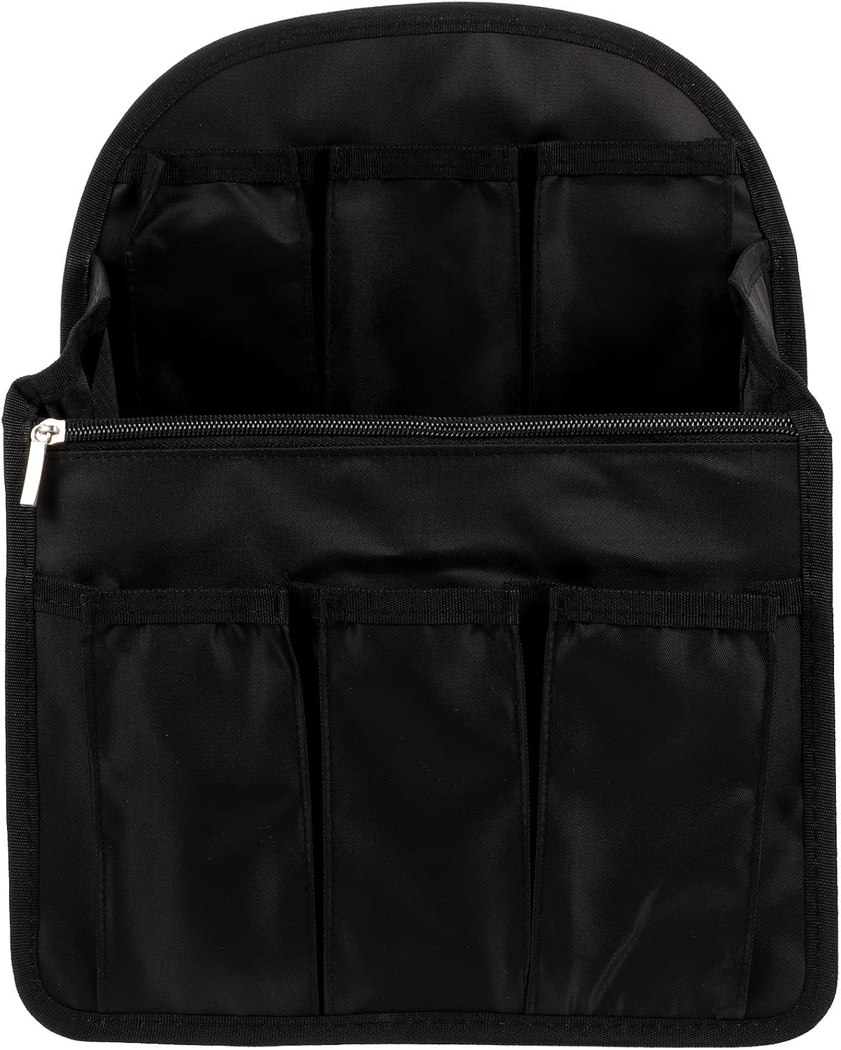 Totority Foldable Nylon Backpack Organizer Insert with Divider, Large Capacity Inner Bag for Travel and Outdoor Backpacks, Lightweight Shoulder Bag Storage and Luggage Organizer image number 1