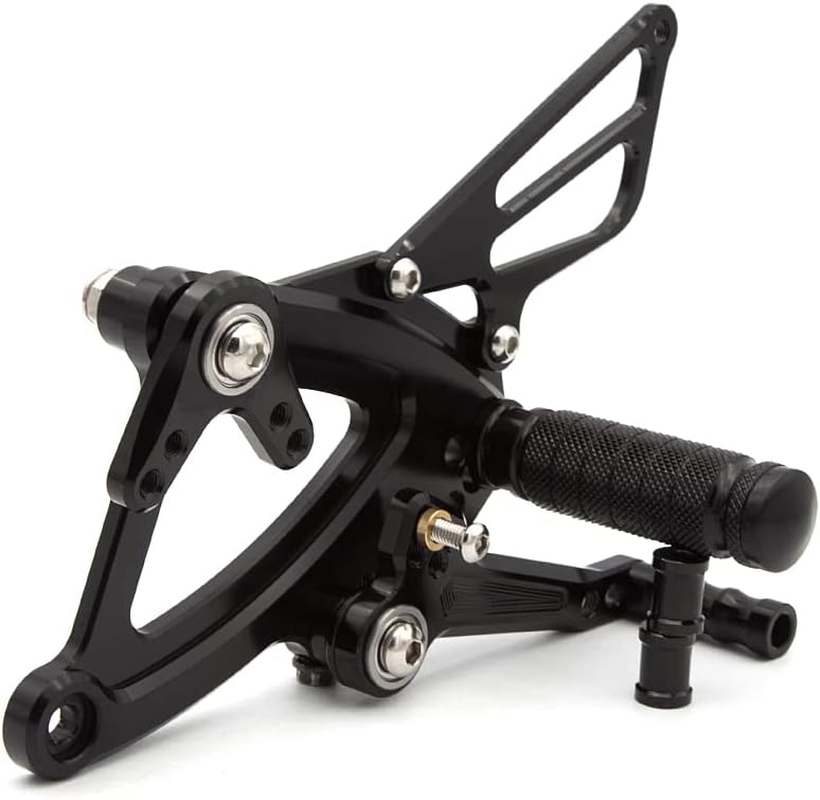 CNC CBR500R 13-19 Motorcycle Adjustable Rearsets Foot Pegs Rear Set Footpeg Brake Shift Pedal Compatible with CBR500R CBR400R CB500F CB400F 2013-2019 Black image number 4