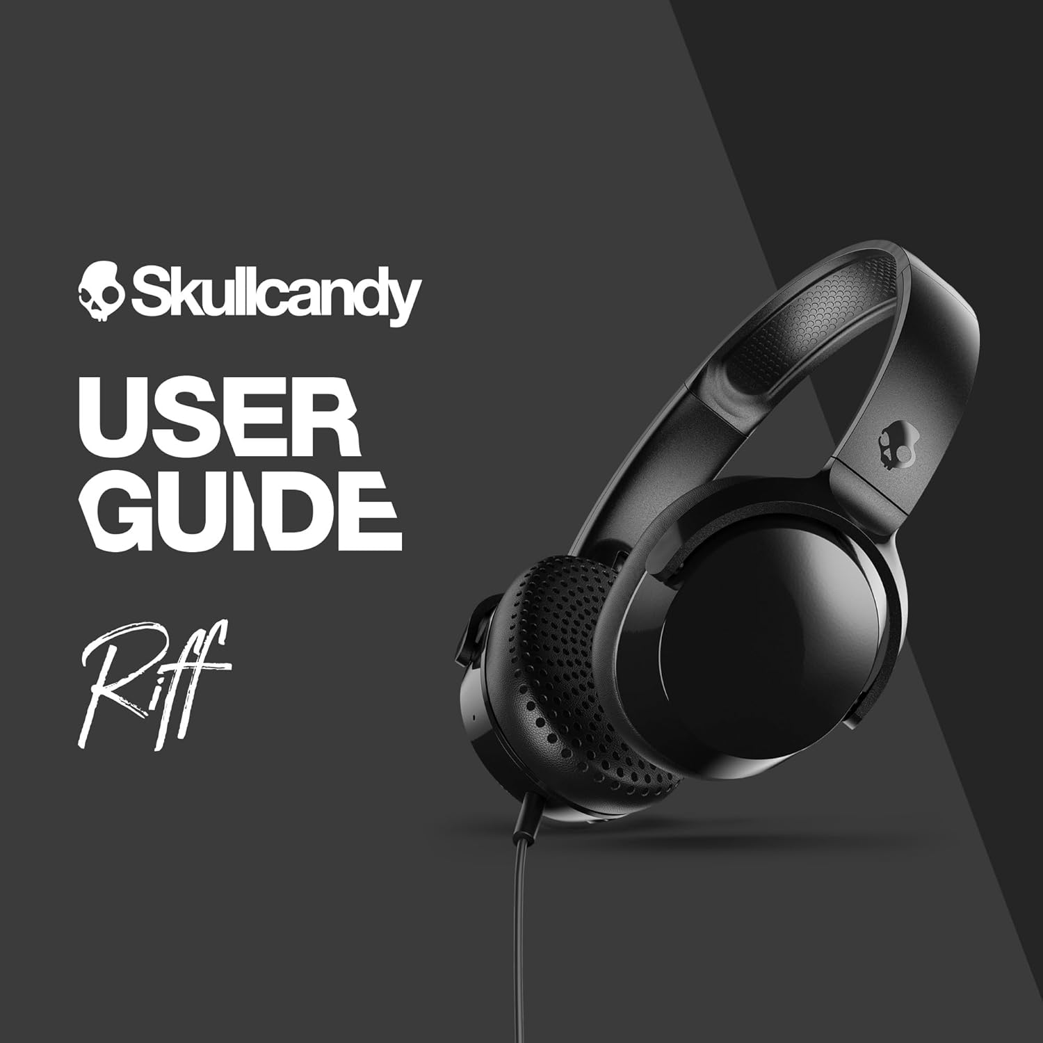 Skullcandy Riff On-Ear Wired Headphones, Black - Blue image number 4