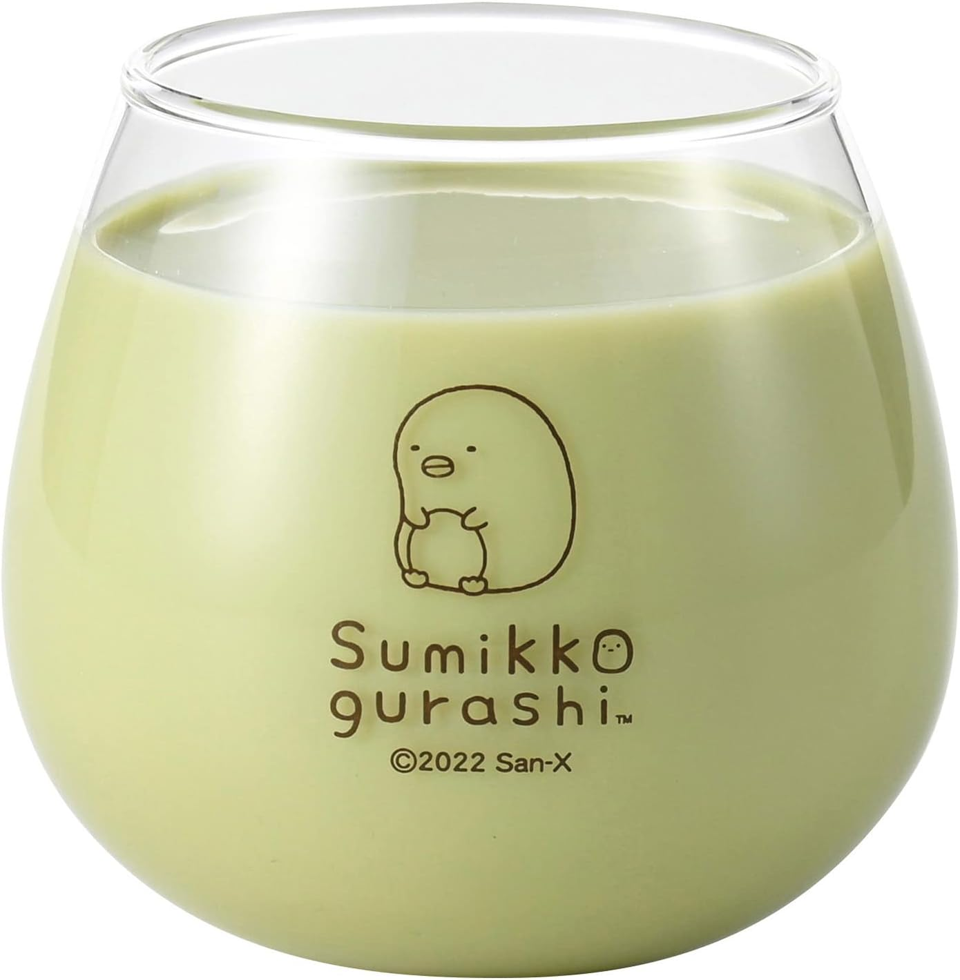 Kaneshotouki 363102 Sumikko Gurashi Penguin? Wobble Tumbler, Glass, 10.8 Fl Oz (320 Ml), Made in Japan - Polar Bear (Shirokuma) image number 6