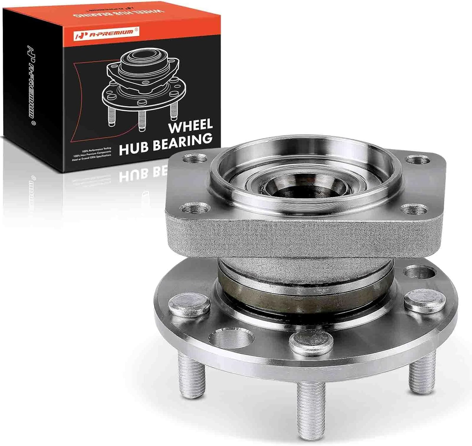 A-Premium Rear Wheel Bearing and Hub Assembly Compatible with Jaguar X-Type 2002-2008 Left or Right image number 2