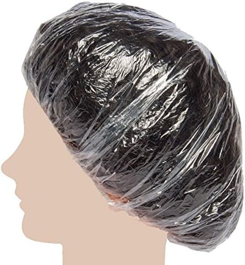 Diane Hair Processing Caps 100 Pack, Clear