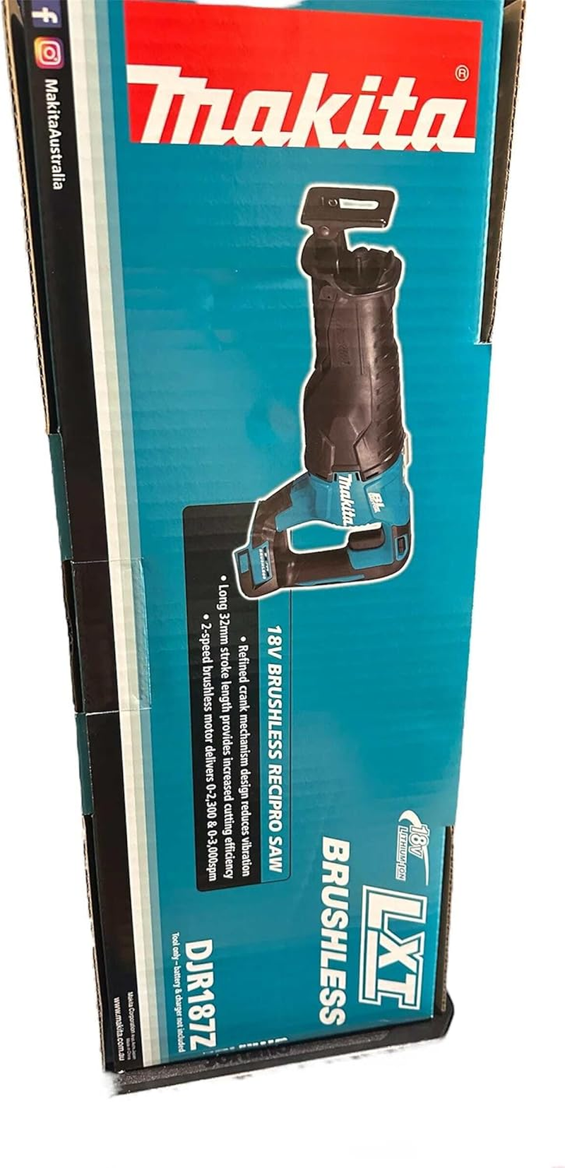 Makita 18V LXT Brushless Reciprocating Saw DJR187Z Tool Skin Only image number 2