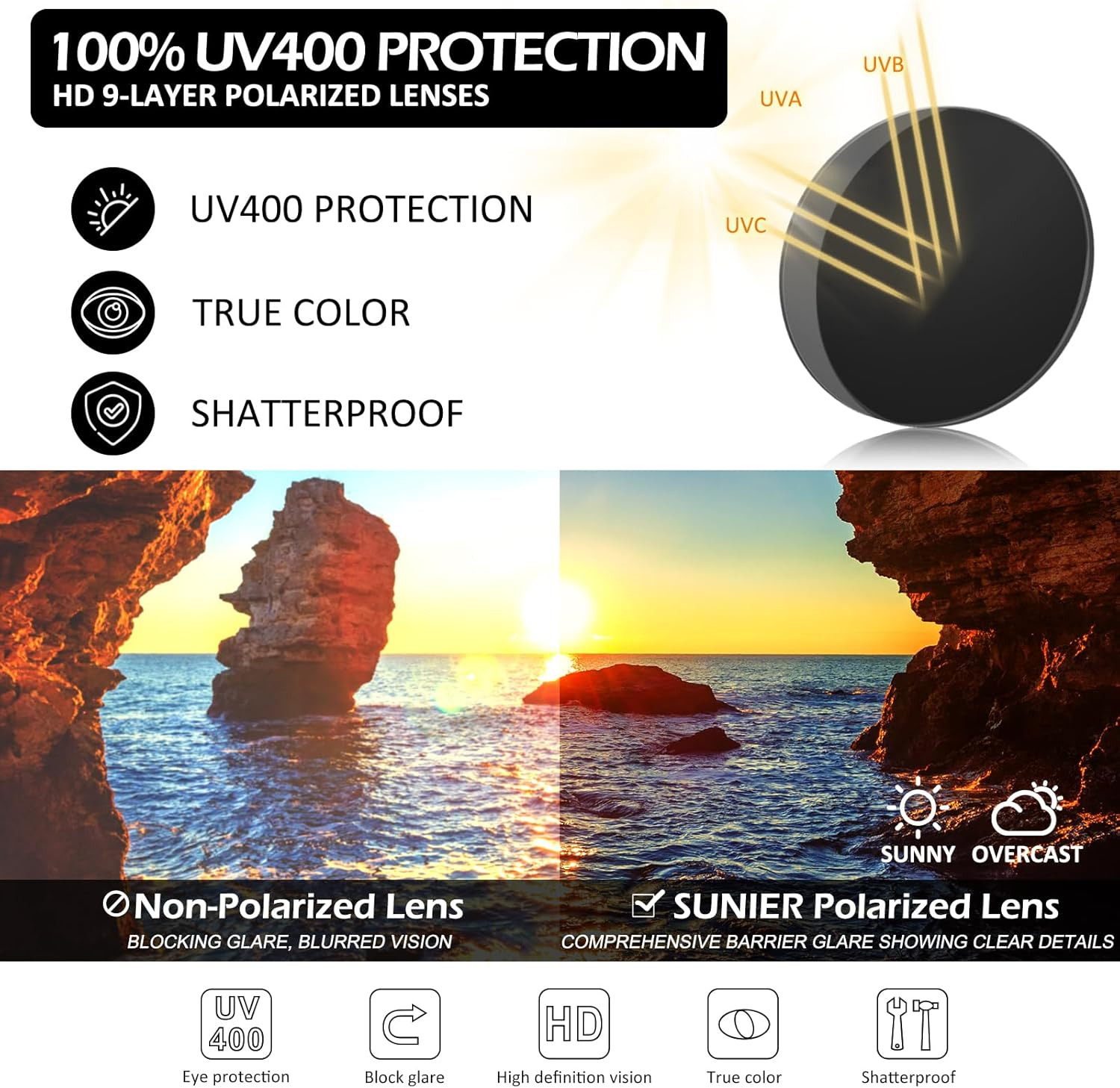 Retro round Polarized Steampunk Sunglasses Side Shield Goggles Gothic S92-ADVANCED POLARIZED - 45Mm X Gold Grey  Gold Yellow image number 5