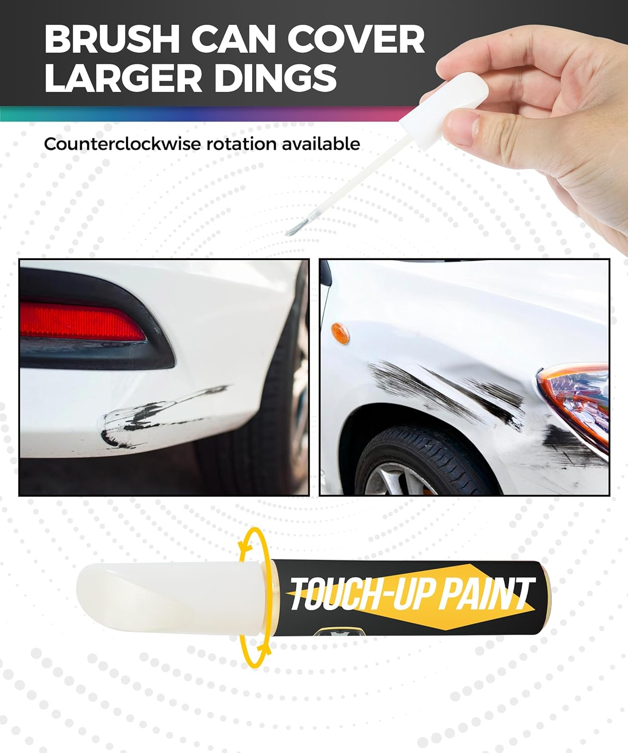 Car Paint Scratch Repair,Car Accessories Touch up Paint for Cars,Touch up Paint Pen,Car Scratch Repair,Car Touch up Paint,Paint Chip Repair,Auto Touch up Paint Cars (White) - Blue image number 6