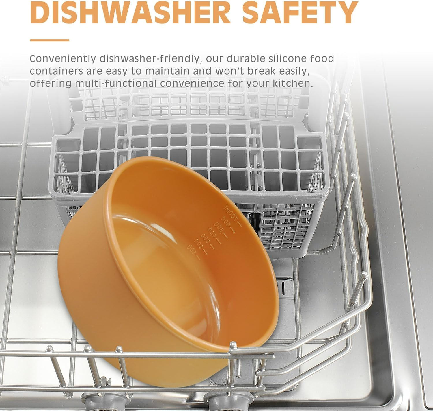 24Oz Silicone Lunch Box, round Salad Bowl with Lid, Airtight Food Container for Meal Prep, Leftovers, Soup & Stew Storage. Microwave, Fridge, Dishwasher Safe. Bpa-Free (Grass Green) - Brown image number 4