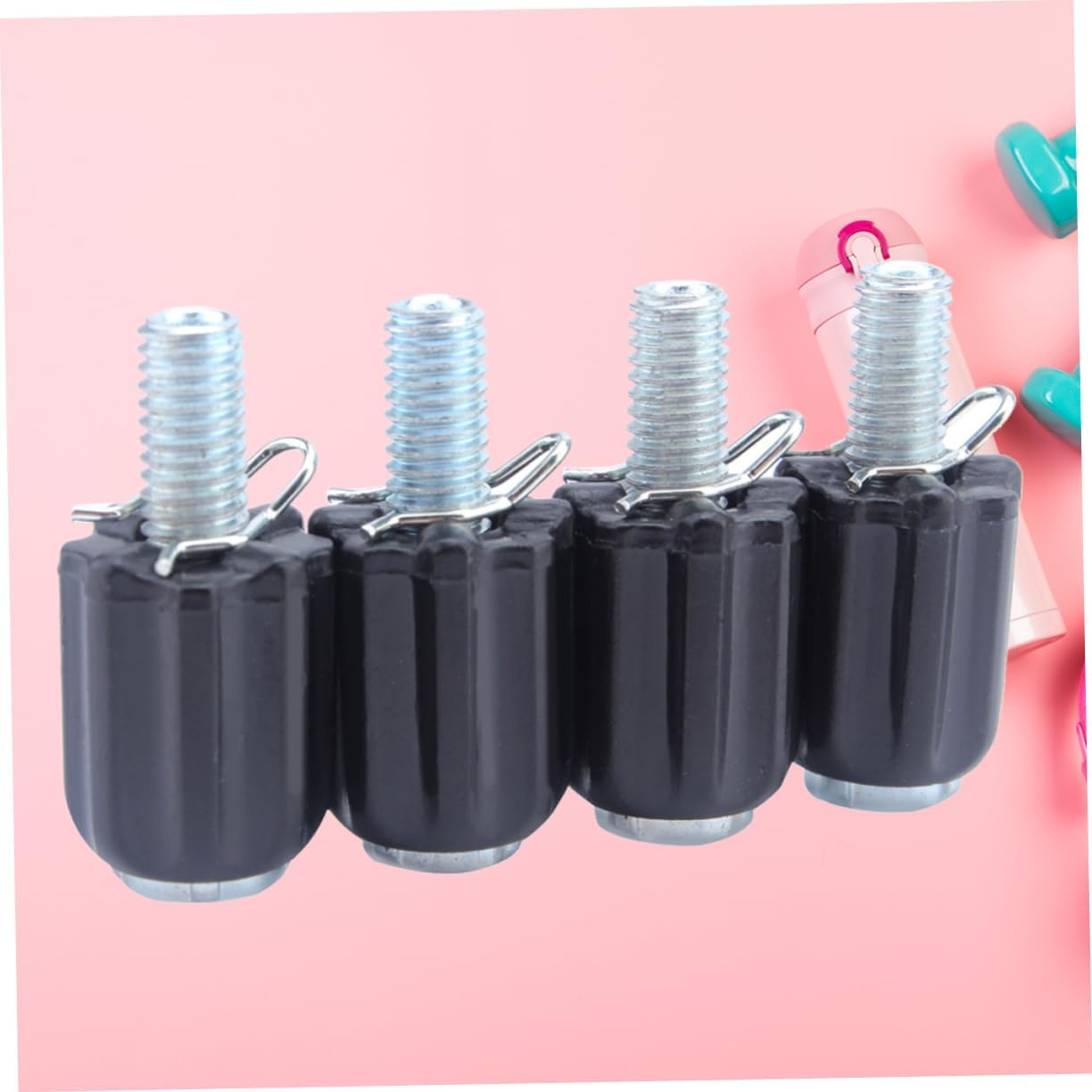 Baluue 4Pcs M5 Bike Adjustment Screws Fine Transmission Screw Set for Mountain Bicycle Rear Derailleur Brake Calibration Accessories for Cycling Maintenance