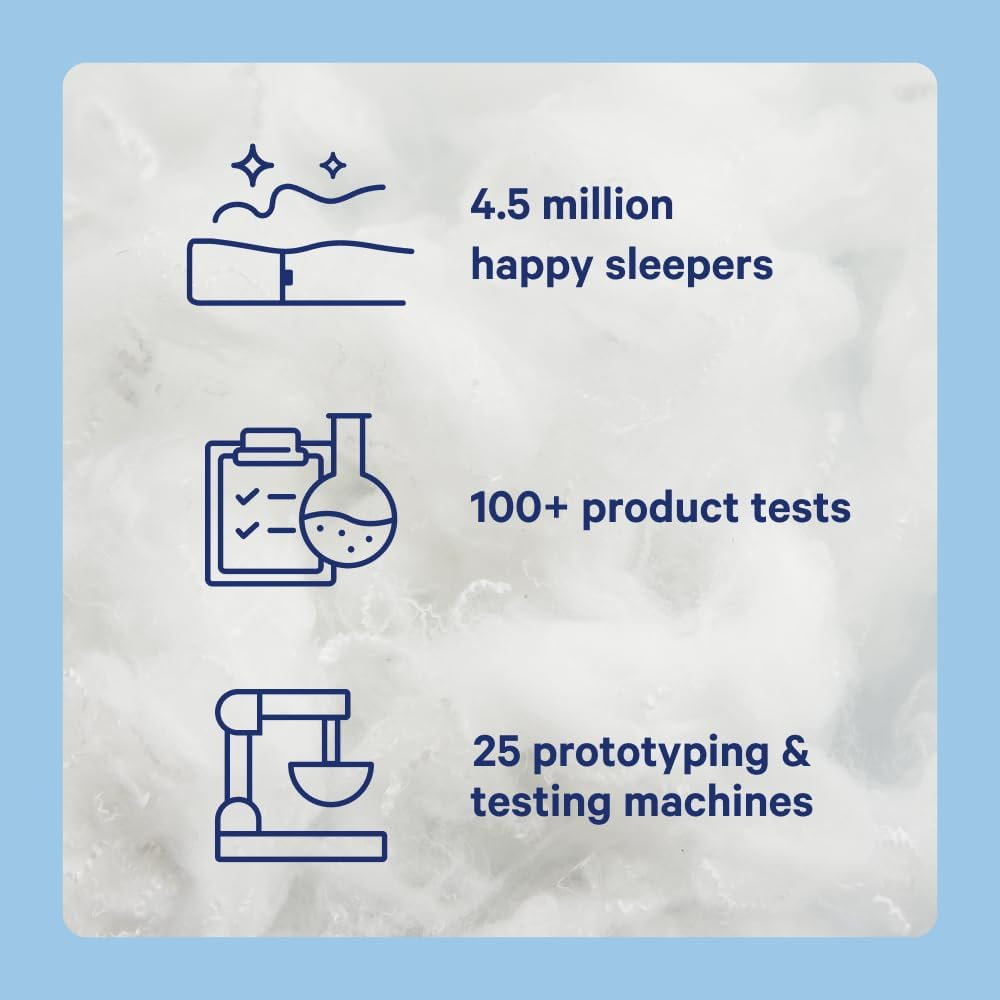 Casper Sleep Original Pillow for Sleeping, Standard, White image number 4