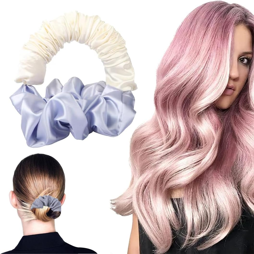 CATOR Heat-Free Hair Curler for Sleeping, No Heat Curls, Hair Band, Soft Sleep Binder, Scrunchie, Silk Curler for Long Hair Overnight Curlers image number 5