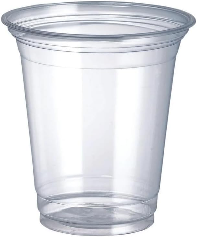 100 Pack, 16Oz Clear Plastic Reusable PET Cups, Transparent Drinking Cups, Beer Cups, for Cold Drinks Only, for Parties, Picnic BBQ, Events, Durable, Resistant, BPA Free, Recyclable, (Dia. 98Mm) image number 2