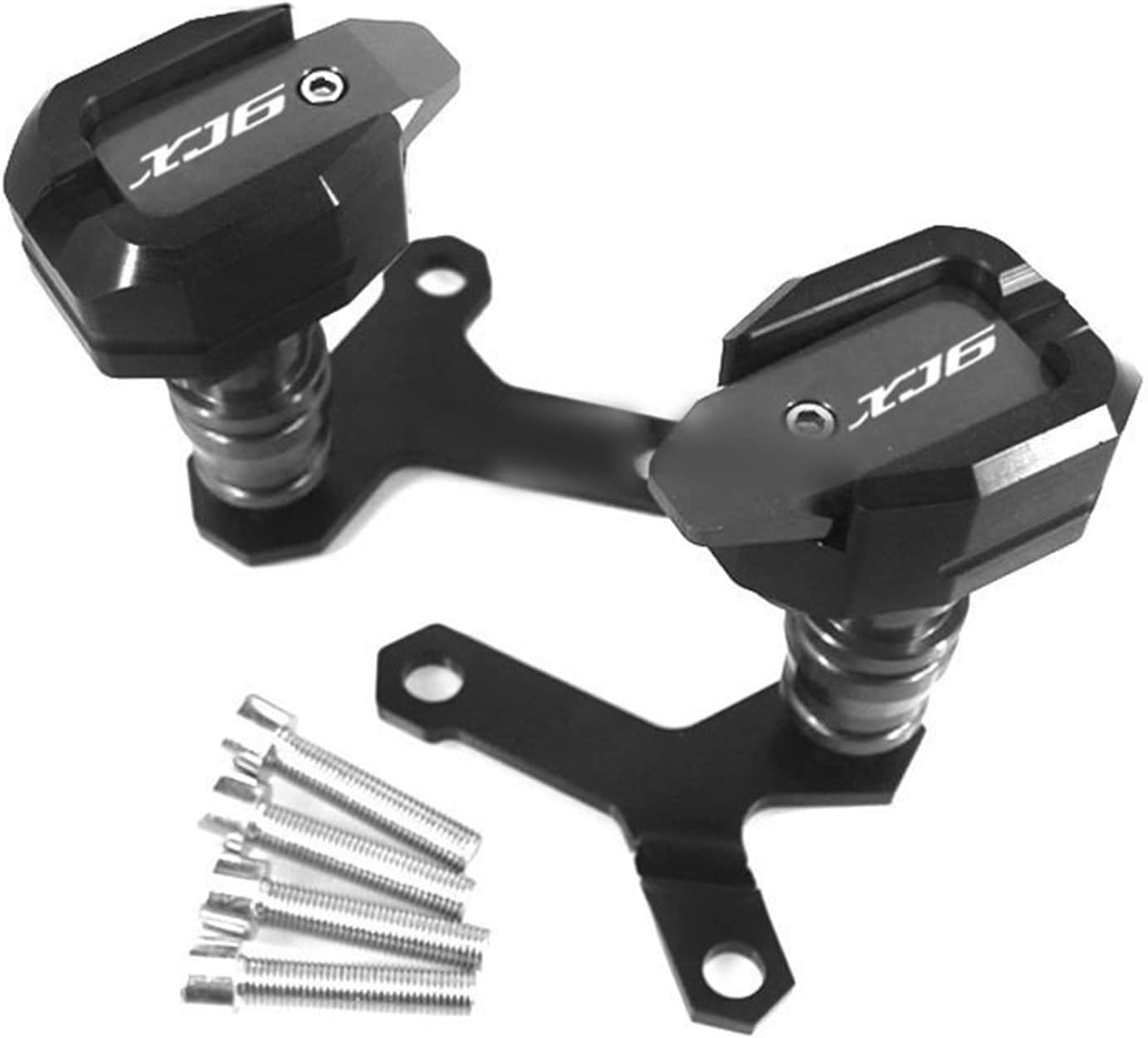 Motorcycle for Yamaha XJ6 Diversion XJ-6 Falling Protection Frame Slider Fairing Guard anti Crash Pad Protector Accessories (Color : Titanium) image number 2