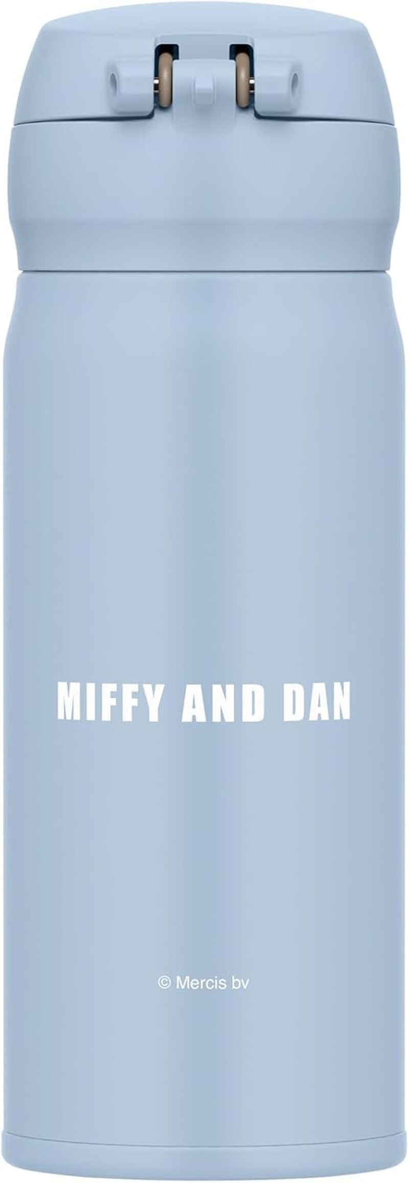 Thermos JNL-406B ASB Vacuum Insulated Portable Mug, 13.5 Fl Oz (400 Ml), Miffy Ash Blue, Easy to Clean, Lightweight Type, One-Touch Opening, Stainless Steel Bottle, Hot and Cold image number 5