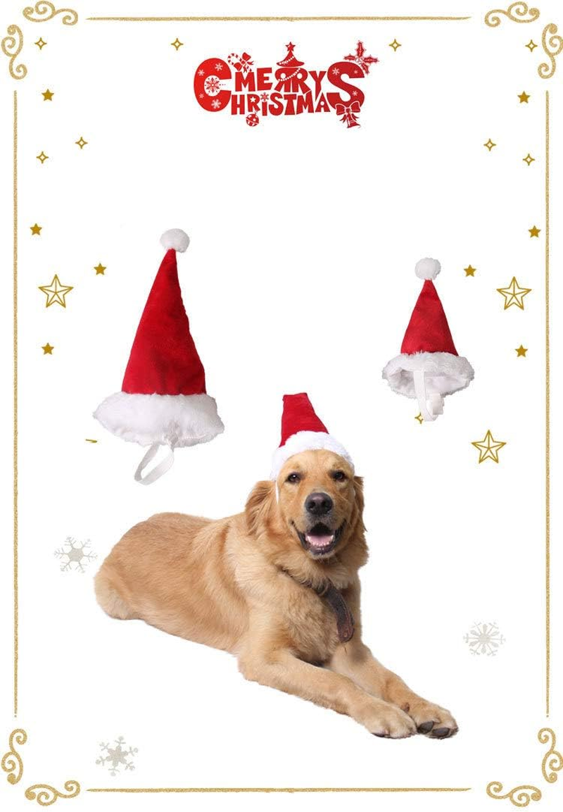 BT Bear&reg; Pet Christmas Costume,Dog Christmas Hat Pet Cat Christmas Santa Hat for Cats Puppy Small Dogs Medium Dogs Large Dogs (Large) image number 5