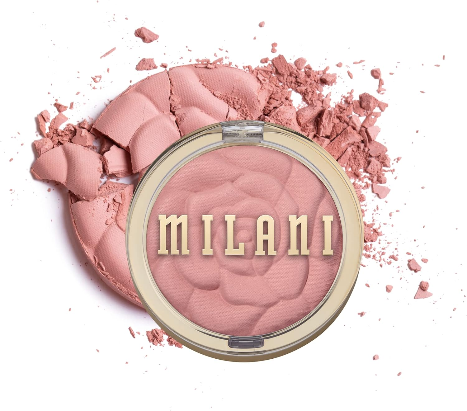 Milani Baked Blush, Powder Blush for Cheeks, Cruelty Free Makeup - Shape, Contour & Highlight Face for a Shimmery or Matte Finish -Romantic Rose