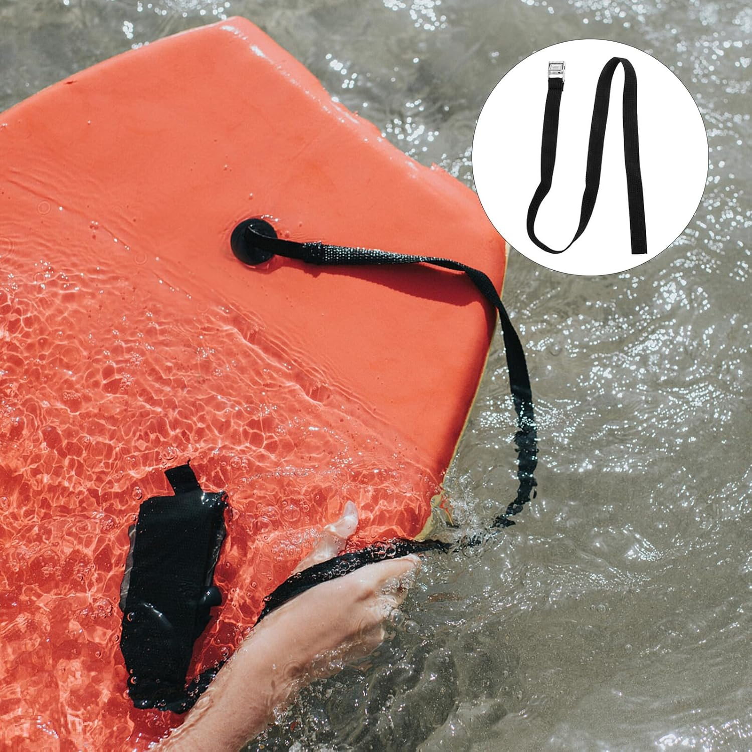 HOLIDYOYO 2Pcs Kayak Straps Tie down Straps Equipment Bundling Belt with Metal Buckles for Surfboard Fixing and Travel Luggage Securing Outdoor Gear image number 6