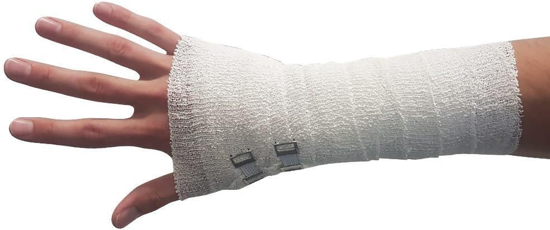 Aero Healthcare Aerocrepe Elastic Cotton Crepe Bandages 10Cm X 4M, 12 Count, Pack of 12 image number 1