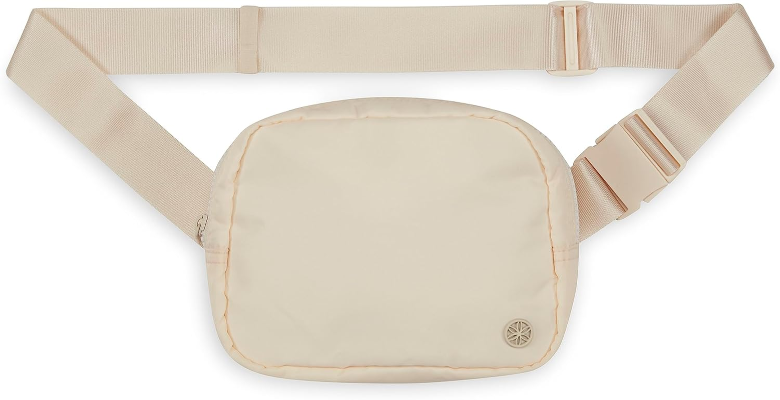 Gaiam Sidekick Waist Pack - Storage Belt Bag for Women and Men - Adjustable Belt with Lightweight Pouch for the Gym & Studio