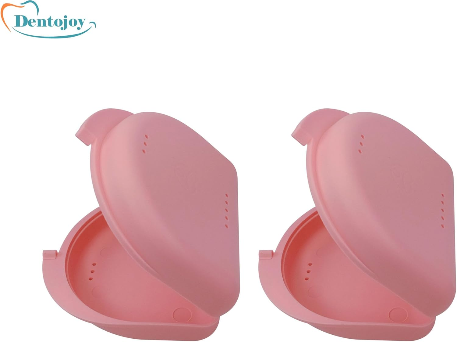 Dentojoy Dental Orthodontic Retainer/Aligner Case/Box/Mouth Guard and Denture Storage in Pink Colour (2) image number 4