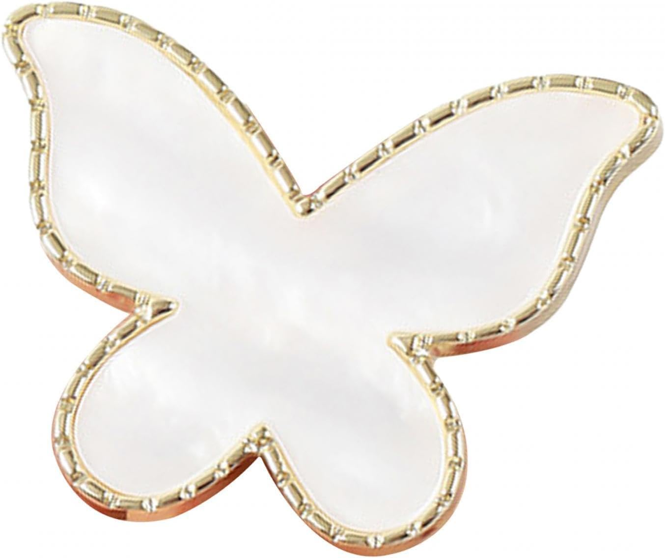 "Abbraccia" Nail Art Palette Color Mixing Plate Eyelash Glue Holder Women Gift Nail Art Accessories Nail Color Palette DIY Color Plates, White image number 1