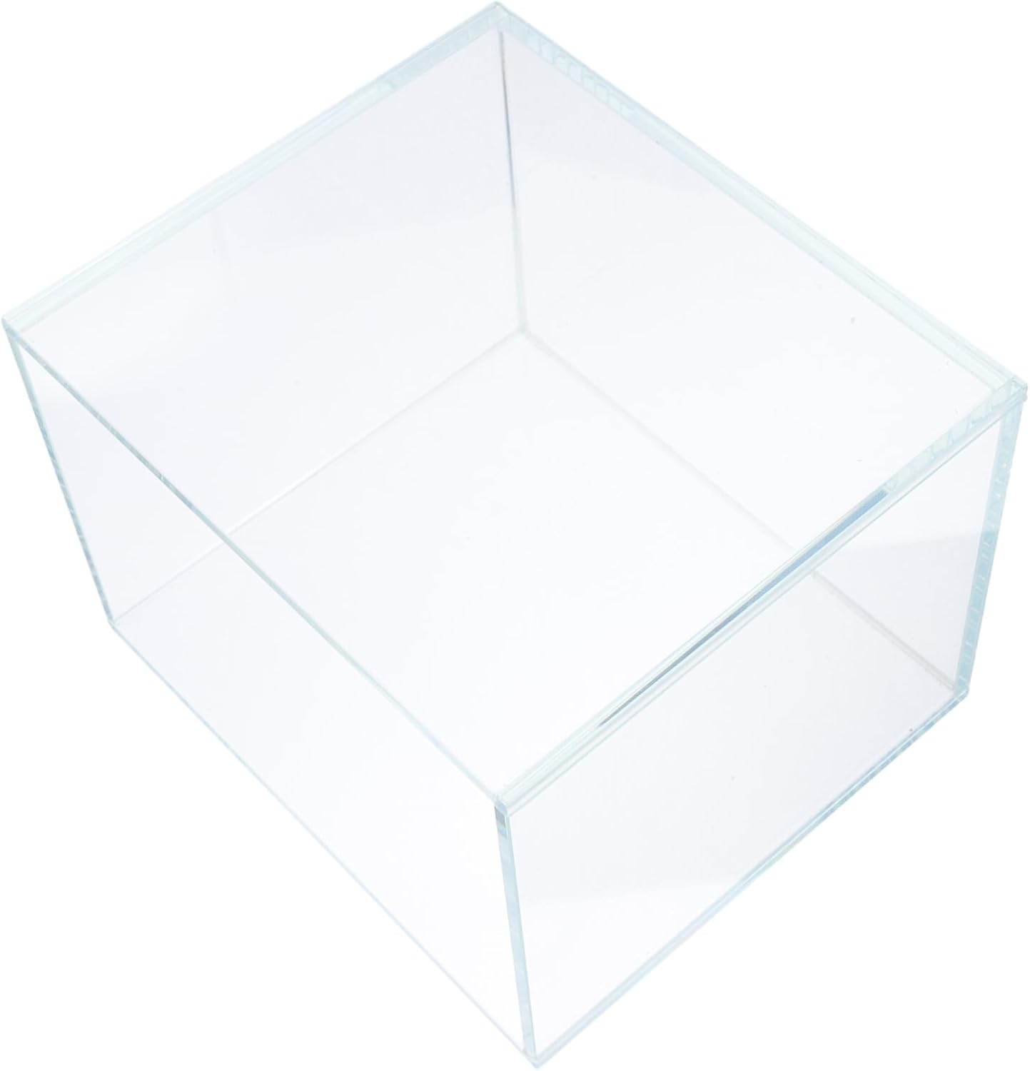 ERINGOGO Mini Glass Betta Fish Tank Transparent Desktop Aquarium Compact Space Saving Design Easy Maintenance Clear Viewing for Office Home Aquatic Pets image number 5