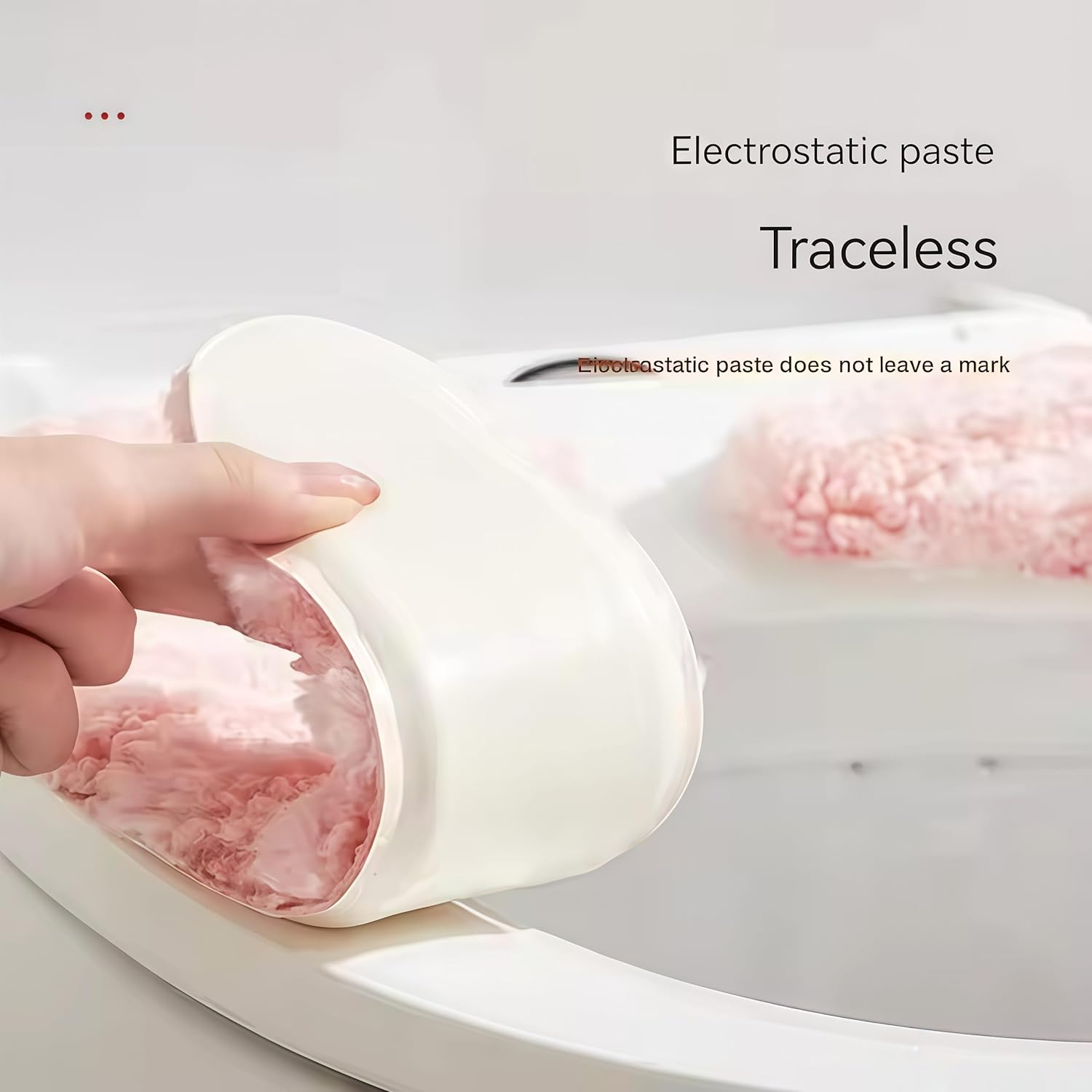 Azragon 2-Pack Soft Toilet Seat Covers with Lid Lifter - Pink & Blue Plush Cushion Pads, Washable & Reusable, Universal Fit for All Standard Toilets, Anti-Slip & Warm Design image number 1