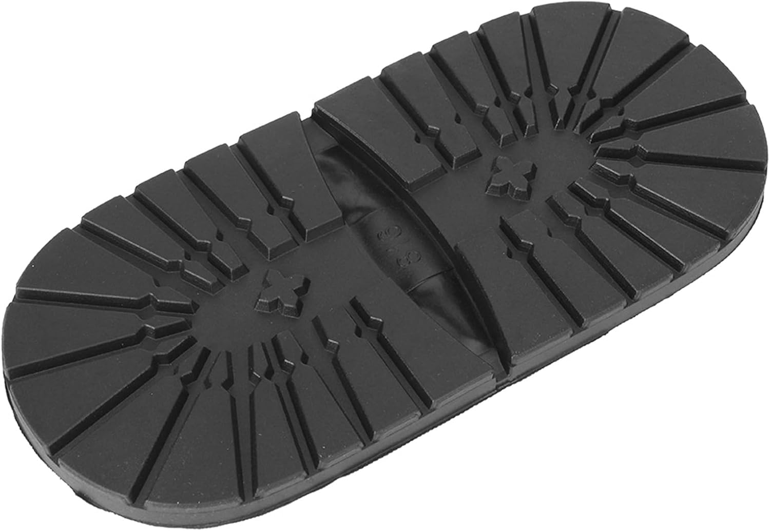 Rubber Anti-Slip Heel Soles for Shoe Repair, Boot Accessories, Black image number 4