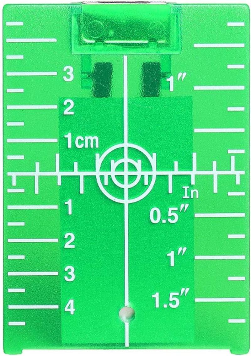 Huepar Tp01G-Magnetic Floor Laser Target Plate Card with Stand for Green Beam Applications Enhancing the Visibility of Green Laser Lines or Points 1.3 Times image number 5