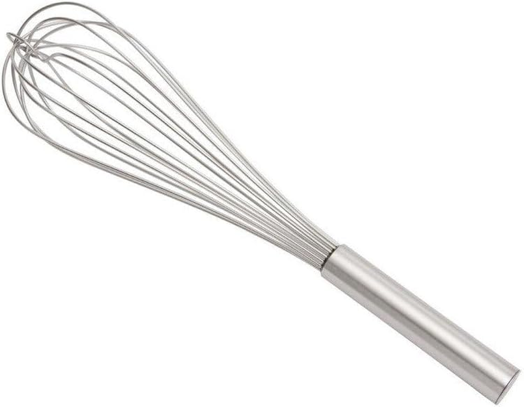 Vogue Stainless Steel 8 Heavy Wires Plastic Sealed Light Whisk, 400 Mm Length image number 3