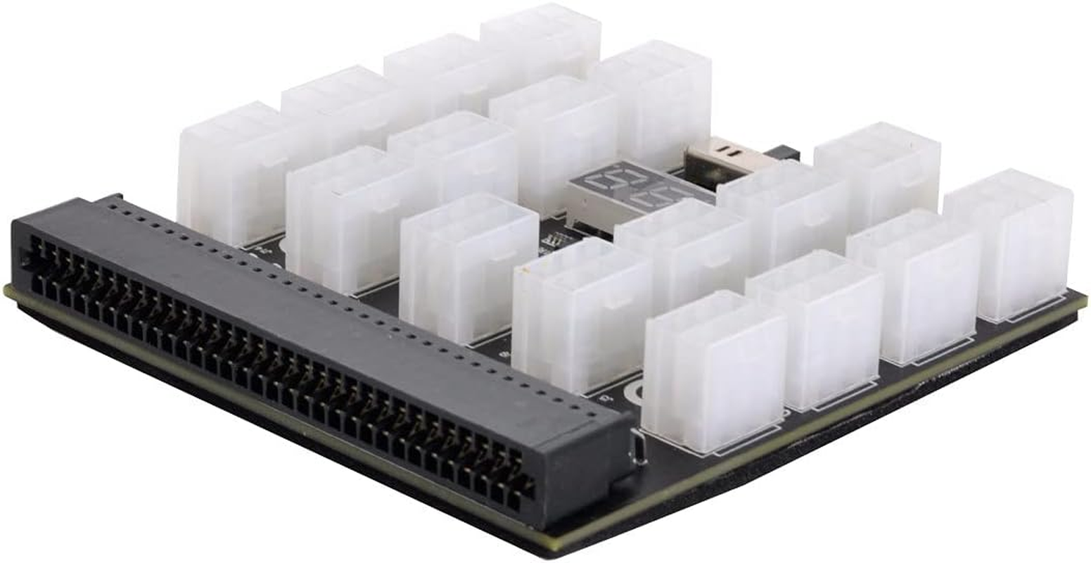 Xiwai 1200W Server PSU Power Supply Breakout Board Adapter with 17 Ports ATX 6 Pin for DPS-800GB 1200FB 1200QB image number 4