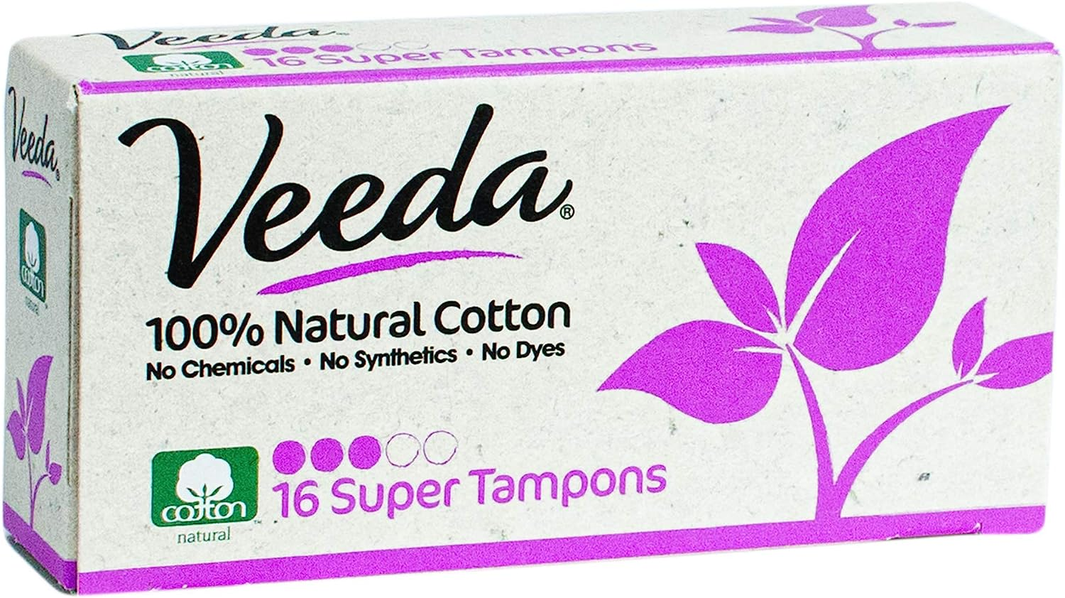 Veeda Super Tampons, 16 Count image number 3