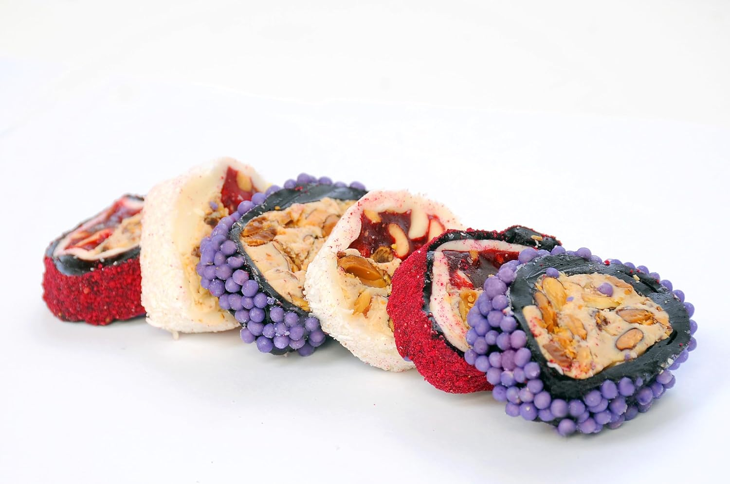 Mughe Gourmet Creamy Crunch Turkish Delight with Premium Nuts - 350G Lokum in Metal Gift Box - Authentic Snack & Dessert image number 1