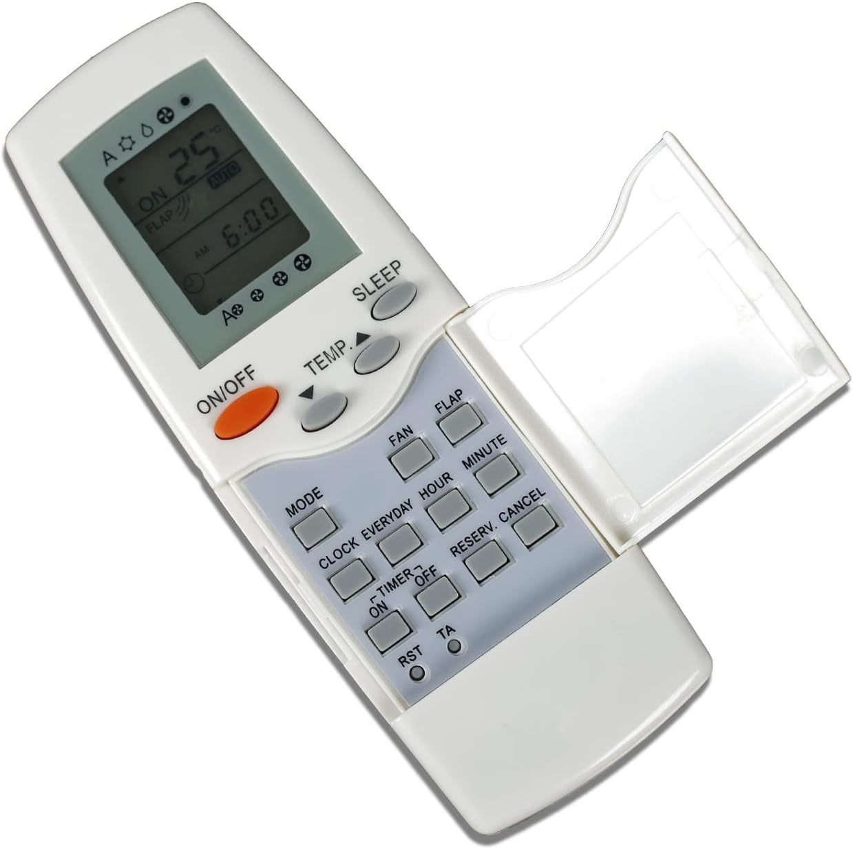 New Replacement Air Conditioner Remote Control for Carrier RFL-0601EHL RFL-0301 RFL-0601 RFL-0199L KTKL001 A/C Remote Control image number 3