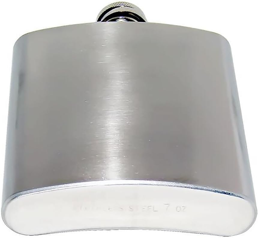 Ariv Hommey 6PCS 9Oz Stainless Steel Hip Flask Liquor Alcohol Whisky Whiskey Flask Silver Bottle Small Mini Pocket Hip-Flask Drink