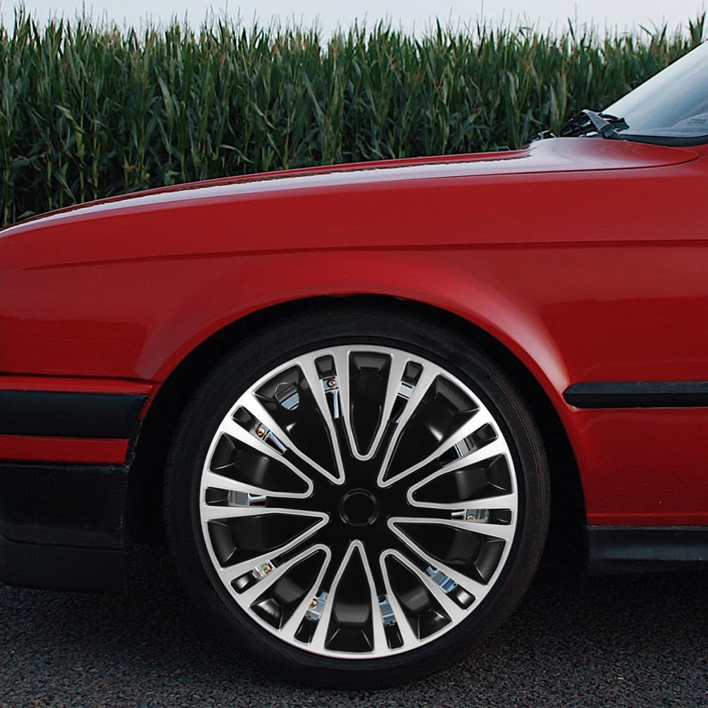 GLEAVI 14 Inch Automotive Wheel Hub Cover Decorative Hubcaps for Cars Sturdy Material Easy Installation Protective Wheel Rim Covers for Versatile Vehicle Compatibility image number 5