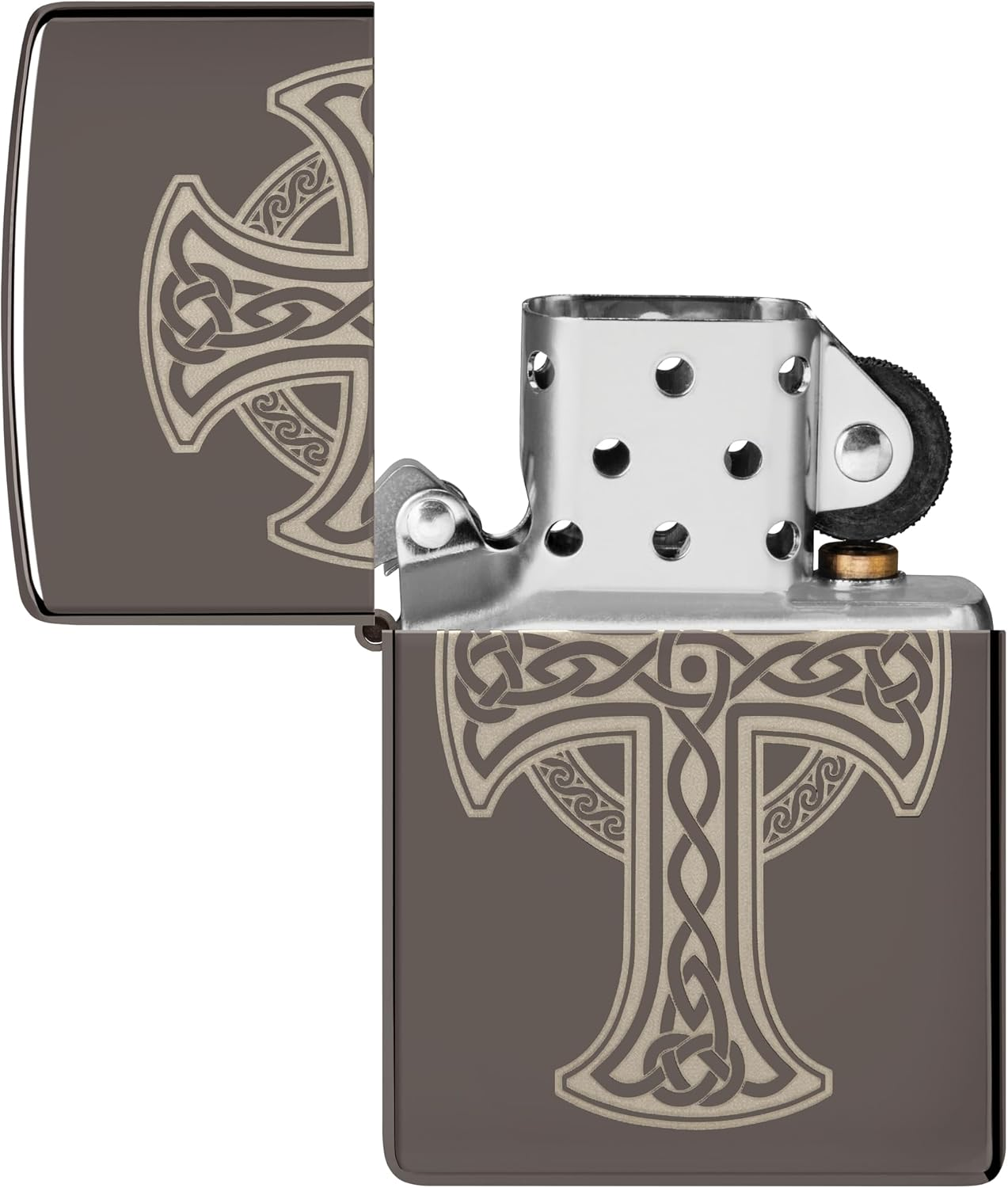 Zippo Celtic Cross Design Lighter - Multicolor image number 5