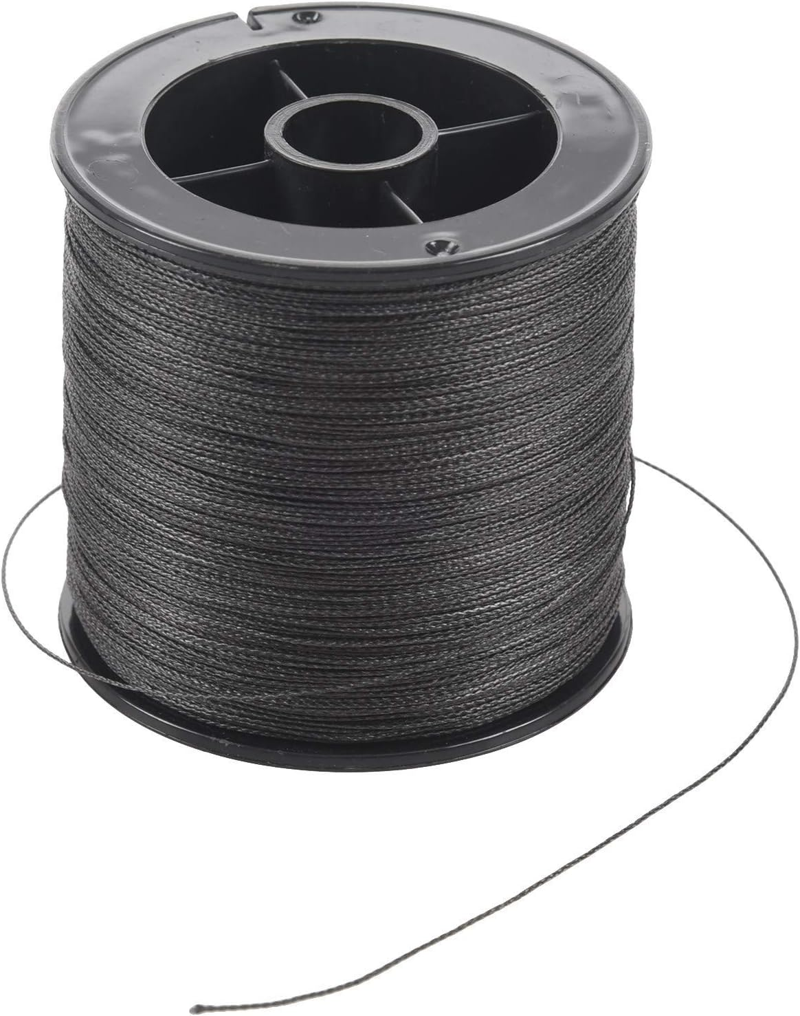 MEOXPAZ 500M 50LB Colorful 4 Strands Multifilament PE Braid Fishing Line (Black) image number 4