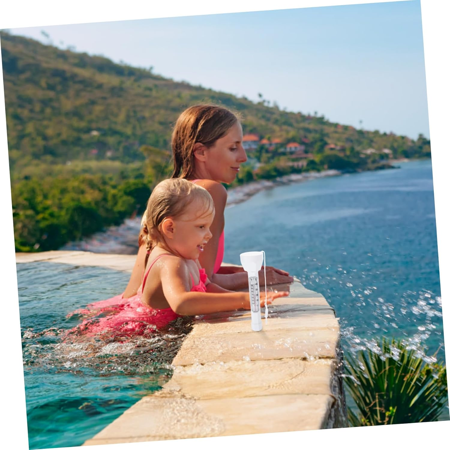 VICASKY Floating Pool Thermometer Floating Water Temperature Gauge for Swimming Pools Fishponds and Bathtubs Easy Read Measurement Tool image number 6