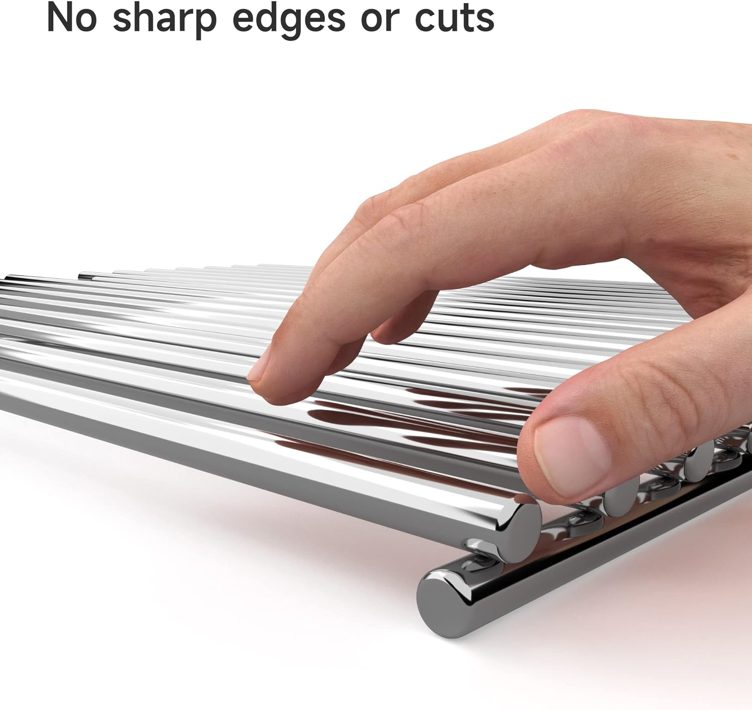 KIKIBRO 17/17.5/19.5 Inch Grill Cooking Grates Replacement for Weber Spirit 300, 310, 320 Series, Spirit 700, Genesis Silver/Gold/Patinum B/C, Heavy Duty Stainless Steel Grids, 17.5" D X 23.8" W image number 3