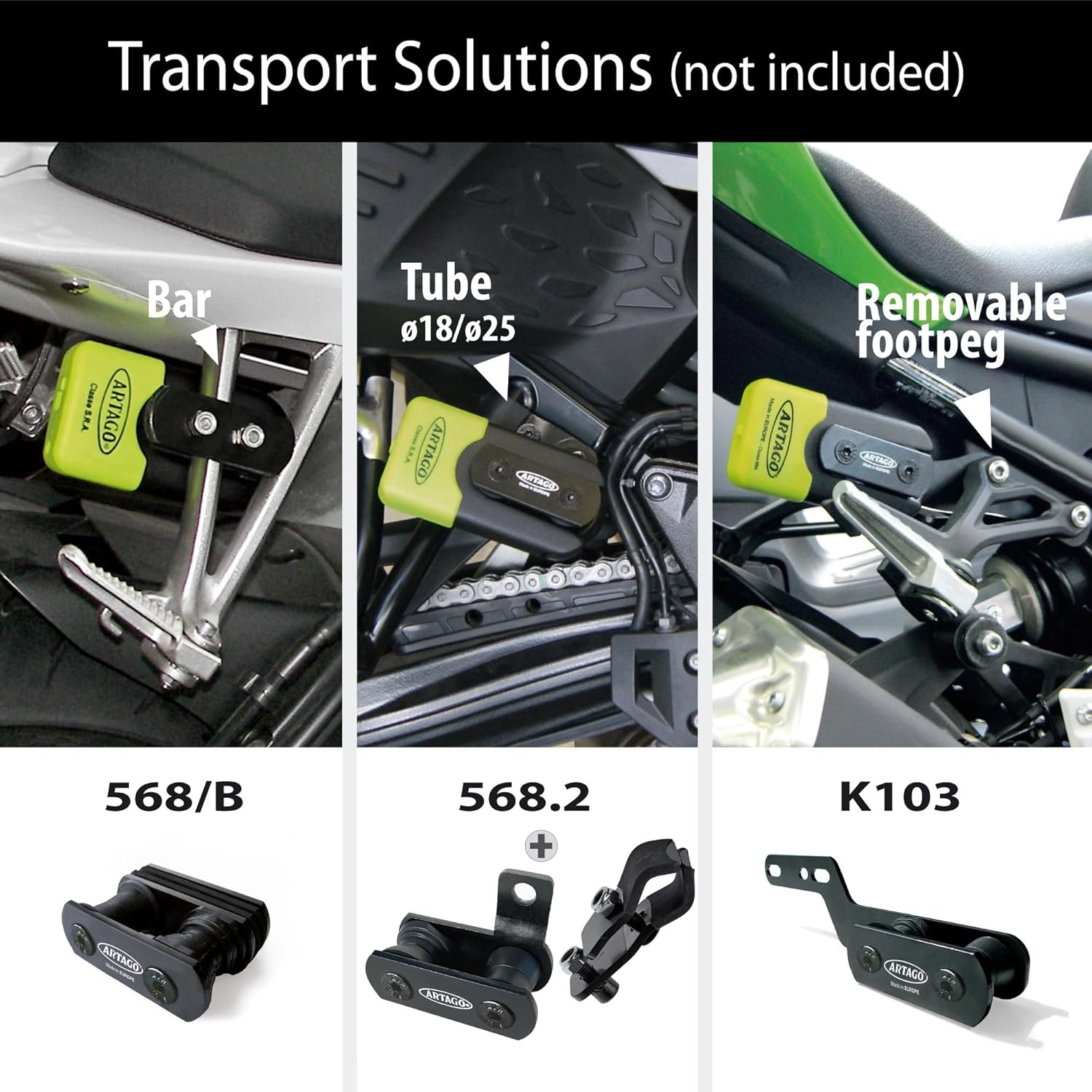 Artago 69X State-Of-The-Art Motorcycle Disc Lock plus Deterrent, SRA, Sold Secure & ART4 Approved, Bunker Selection, Maximum Resistance Tested MONOBLOK Forged Steel Body, anti Theft Wheel Brake Lock image number 3