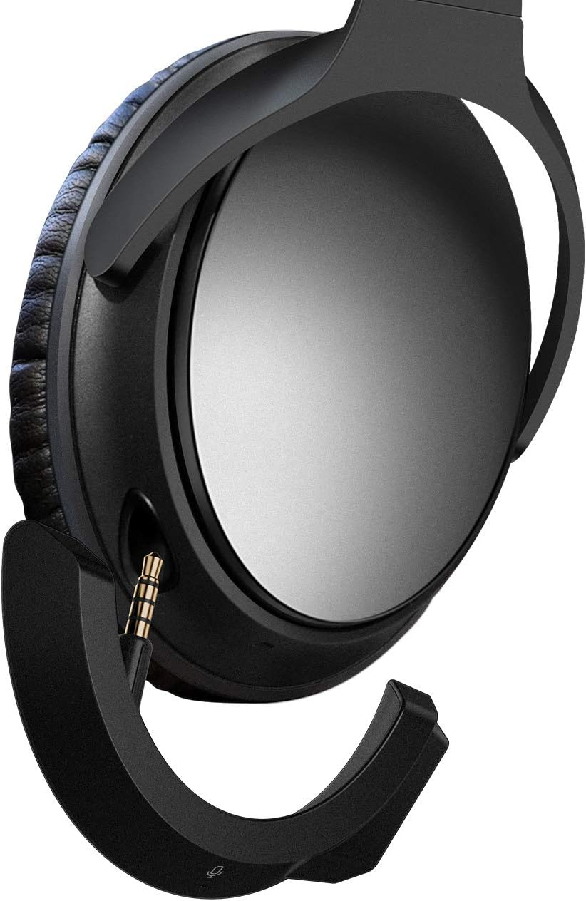 Upgraded Wireless Bluetooth 5.0 Adapter for Bose Quietcomfort QC 25 with Aptx/Mic/Volume Control, Black image number 1