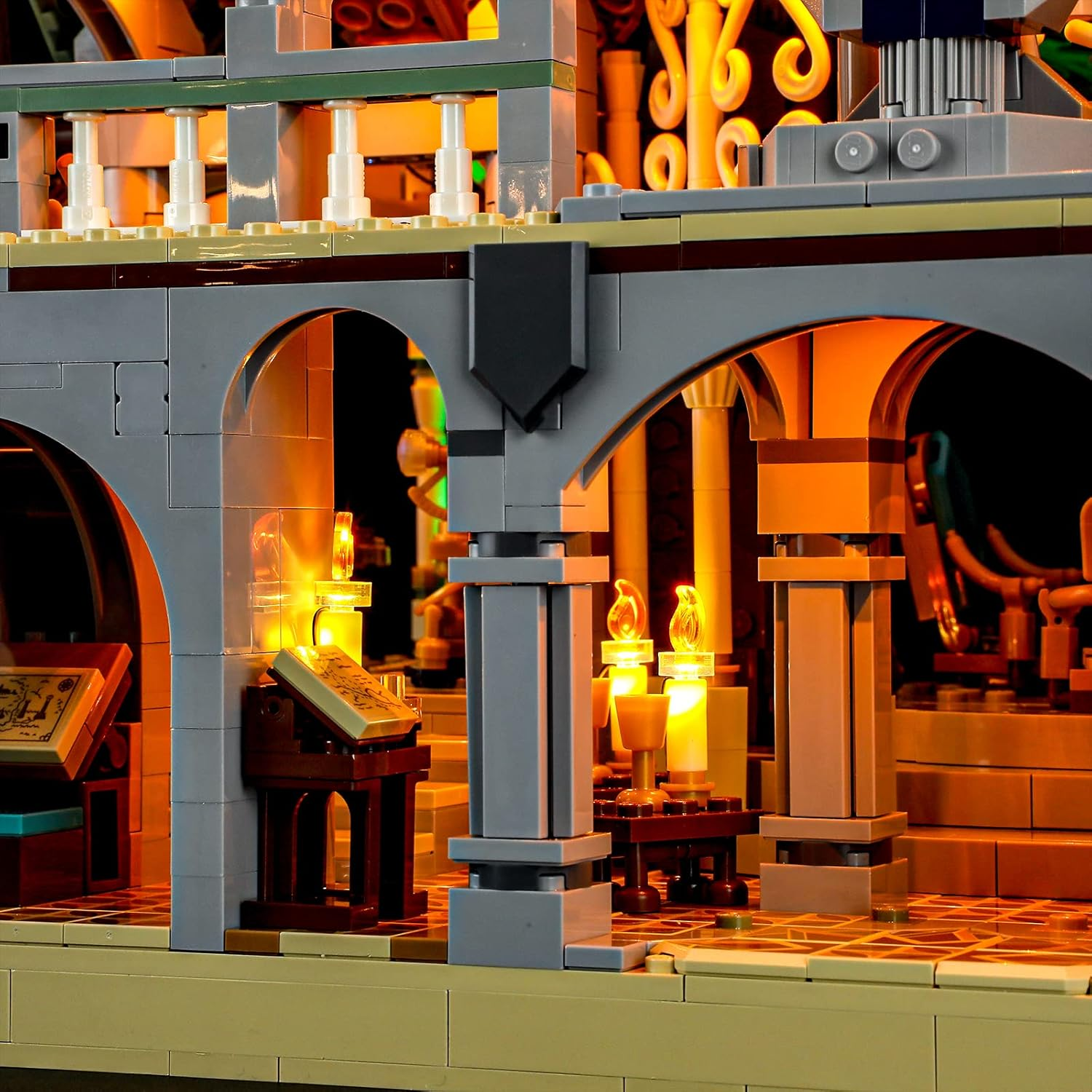 BRIKSMAX Led Lighting Kit for -10316 the Lord of the Rings: Rivendell - Compatible with  Icons Building Blocks Model- Not Include  Set image number 1