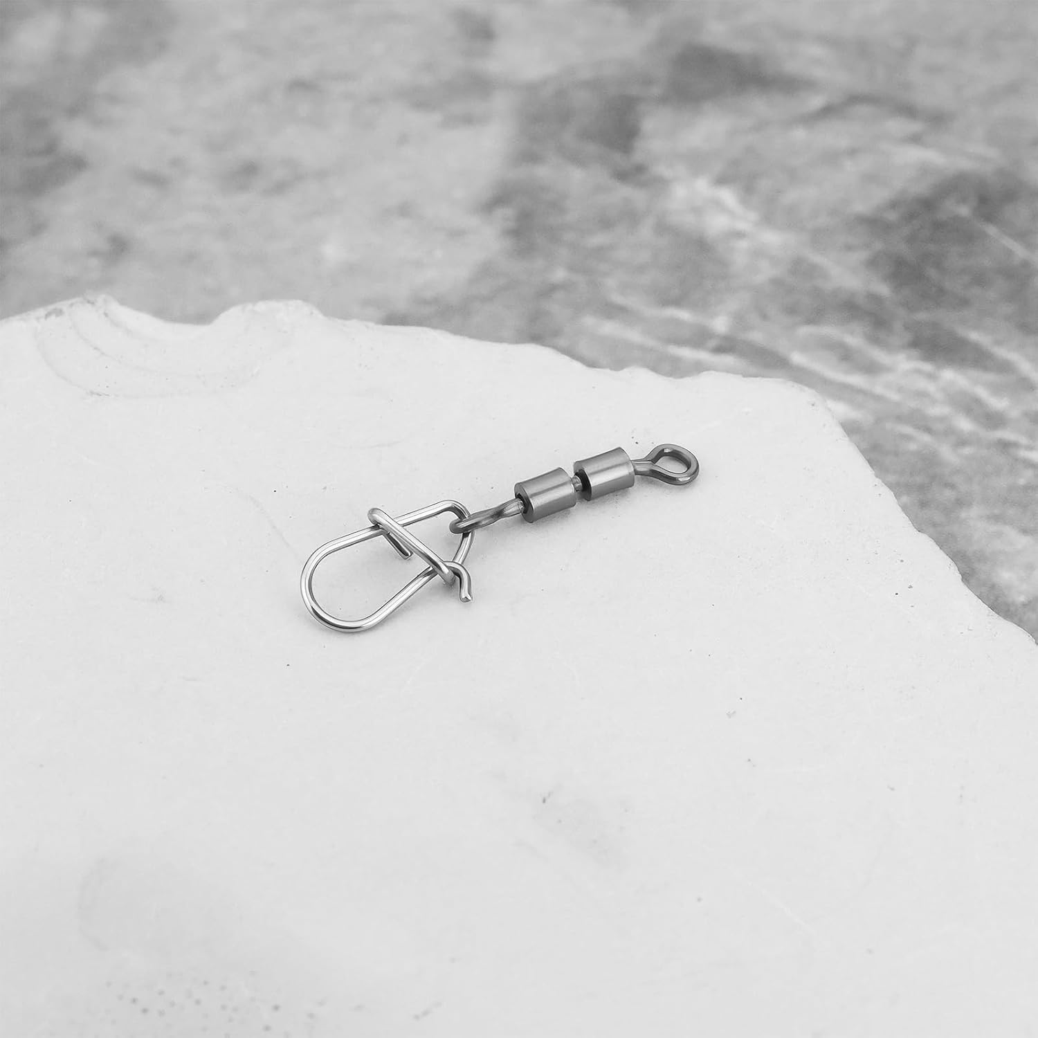 LT Easiyl 20Pcs Fishing Snap Swivels Lure Pin Connector for Platform Fishing Sea Fishing Freshwater Lure