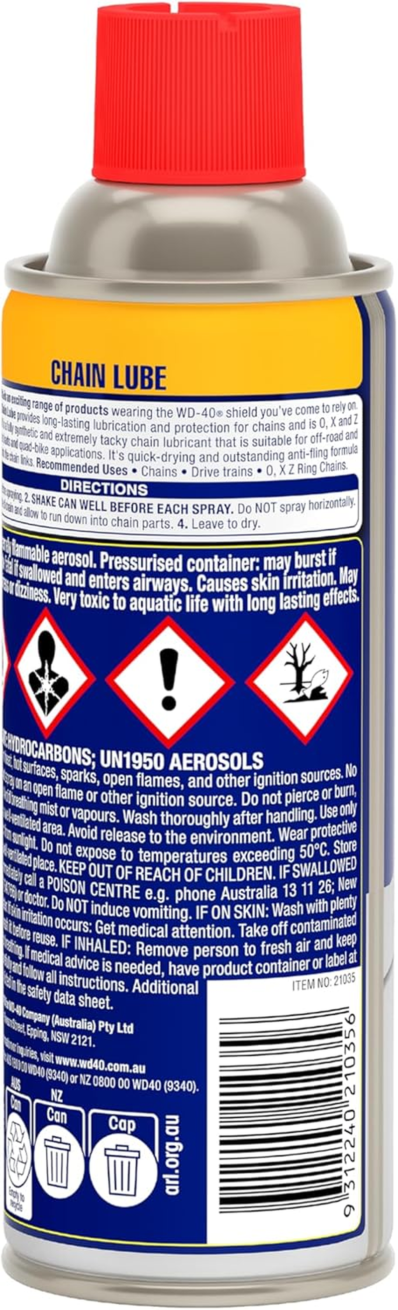 WD-40 Specialist Anti-Fling Chain Lube 237 G image number 2