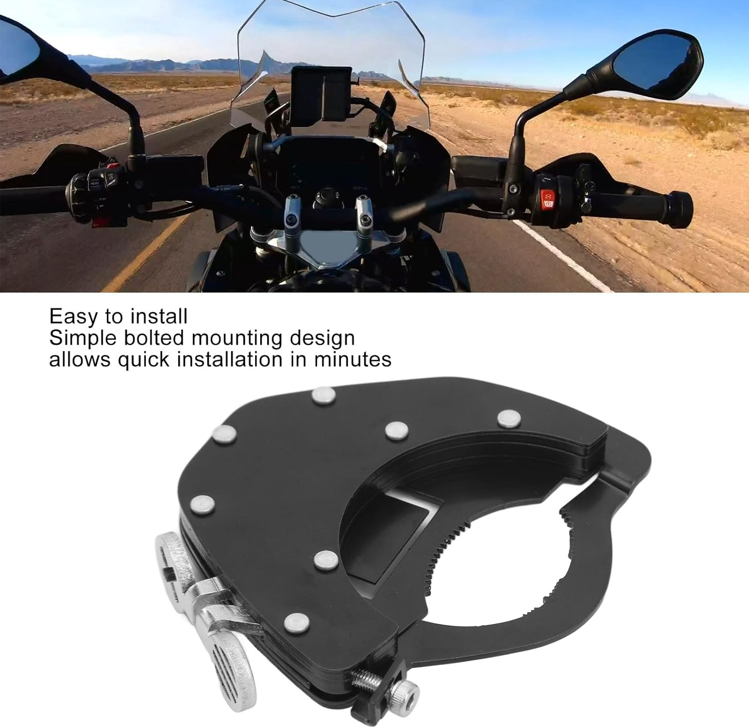 Universal Heavy Duty Motorcycle Throttle Assist Lock Retainer, Rustproof and anti Deformation image number 4