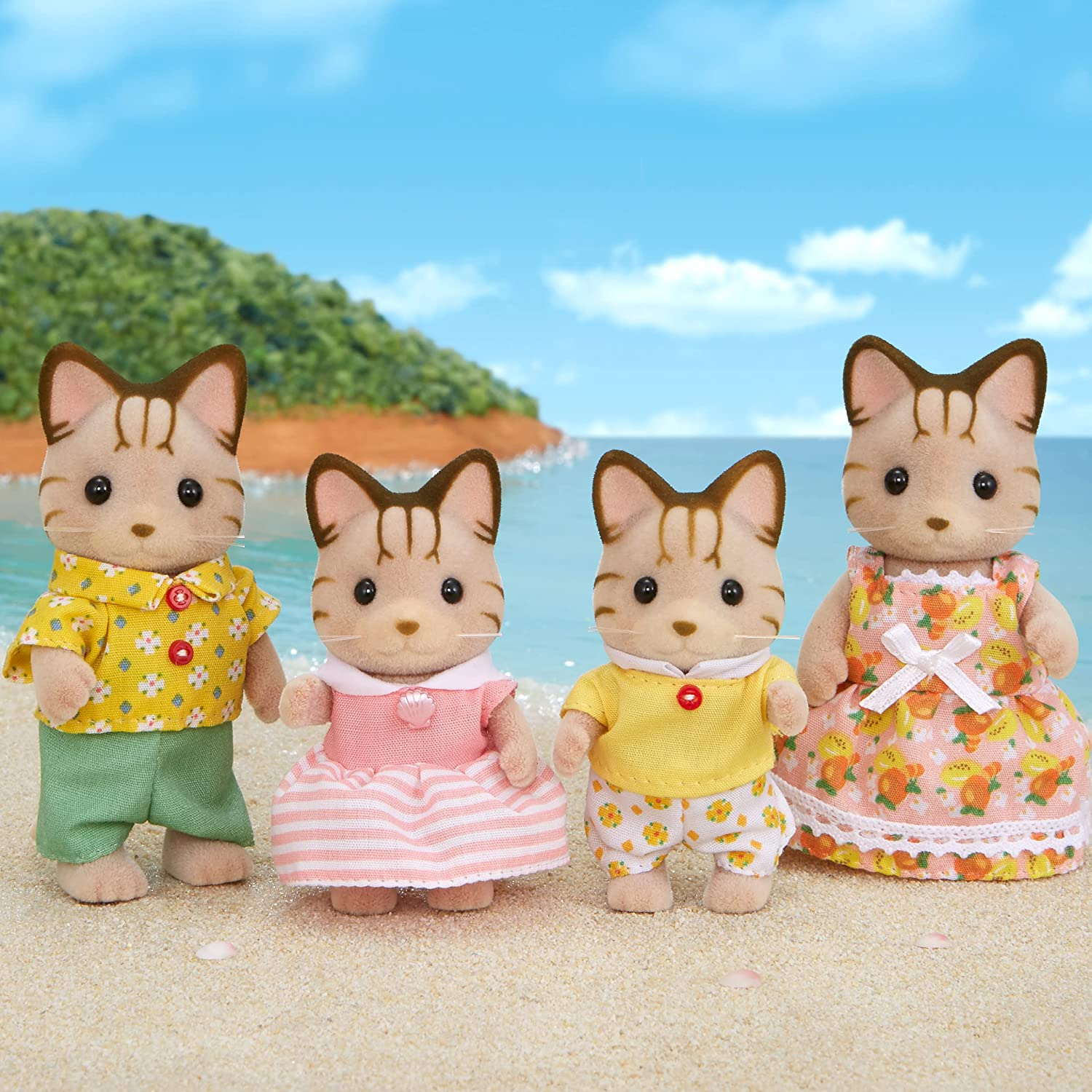 Sylvanian Families - Striped Cat Family image number 6