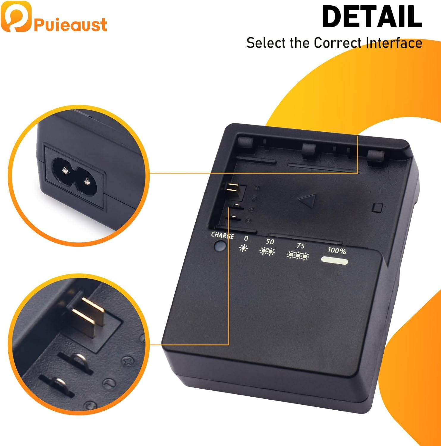 LP-E6 Charger for Canon LC-E6 LC-E6N Battery EOS 90D 80D 70D 60D 60DA 7D Mark II 7D 6D Mark II 6D 5D Mark IV 5D Mark III 5D Mark II 5Ds 5DSR EOS R5 R5 C R6 R6 Markii R7 SLR Digital Camera Power image number 4