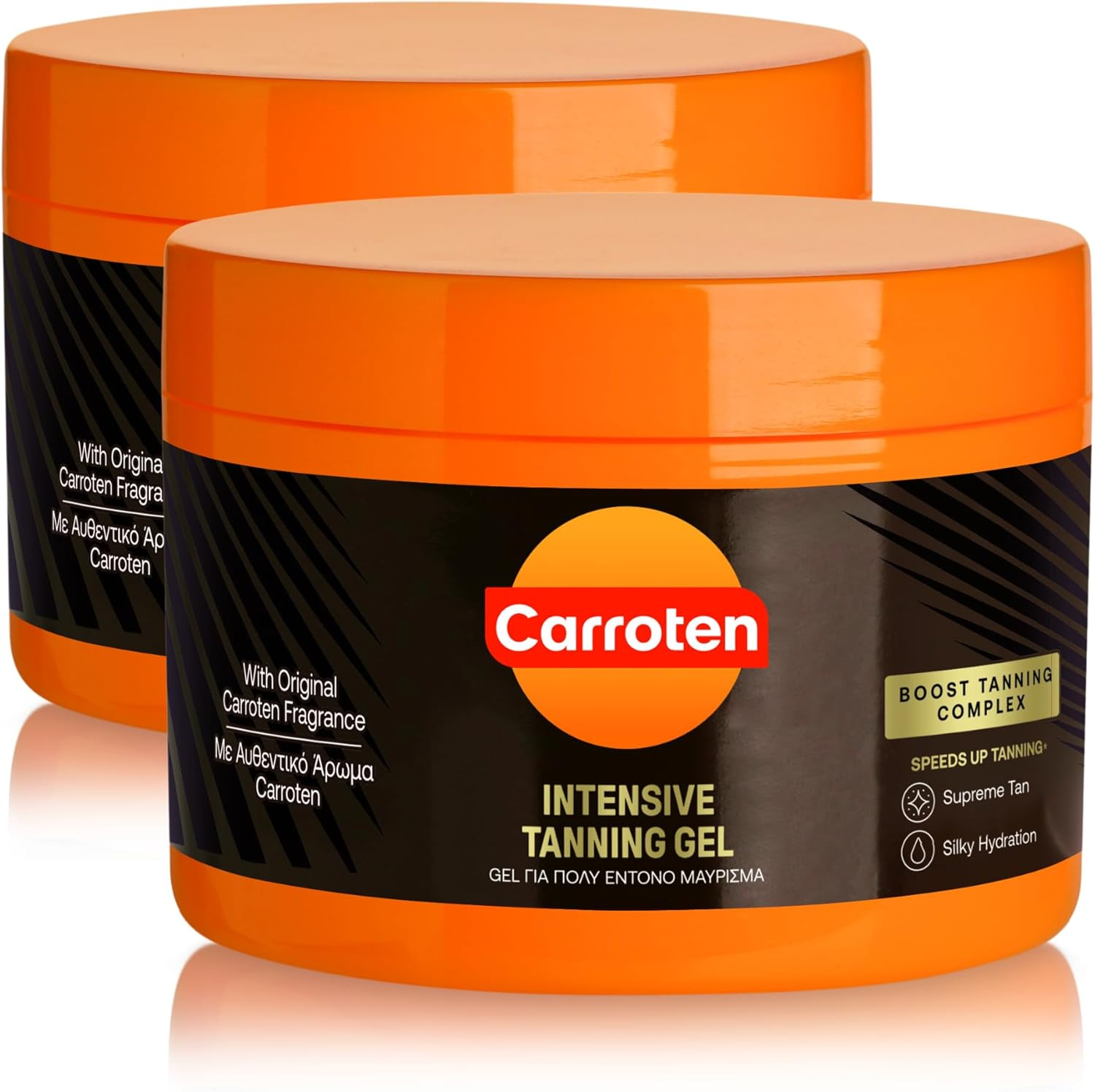 Carroten Intensive Tanning Gel 300 Ml (Pack of 2) - Tanning Accelerator with Coconut Oil and Vitamins a & E - Carrot Tanning Gel for Quick Tanning image number 3
